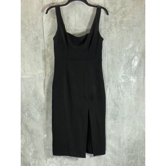 SPEECHLESS Juniors' Black Square-Neck Pullover Bodycon Knee-Length Dress SZ S - Picture 2 of 12